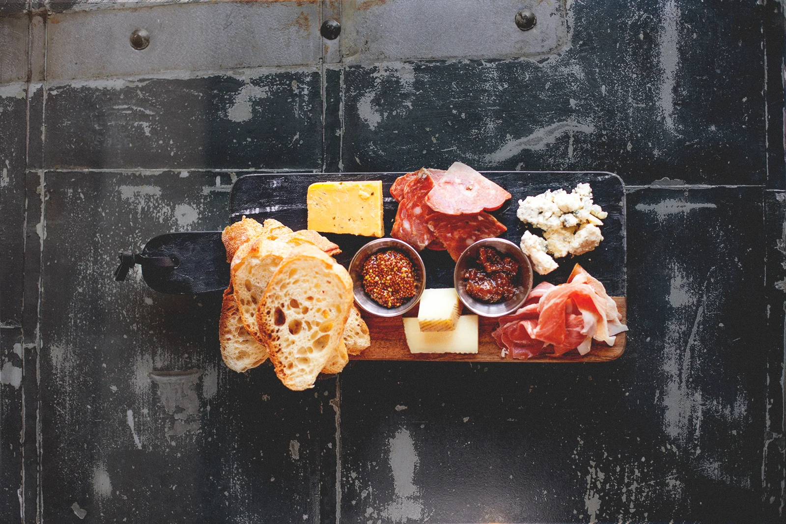 House-made charcuterie board at Revel